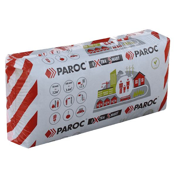 Базальтовая вата Paroc Extra Smart 1200x600x50 мм